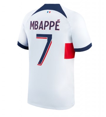 Paris Saint-Germain Kylian Mbappe #7 Koszulka Wyjazdowych 2023-24 Krótki Rękaw